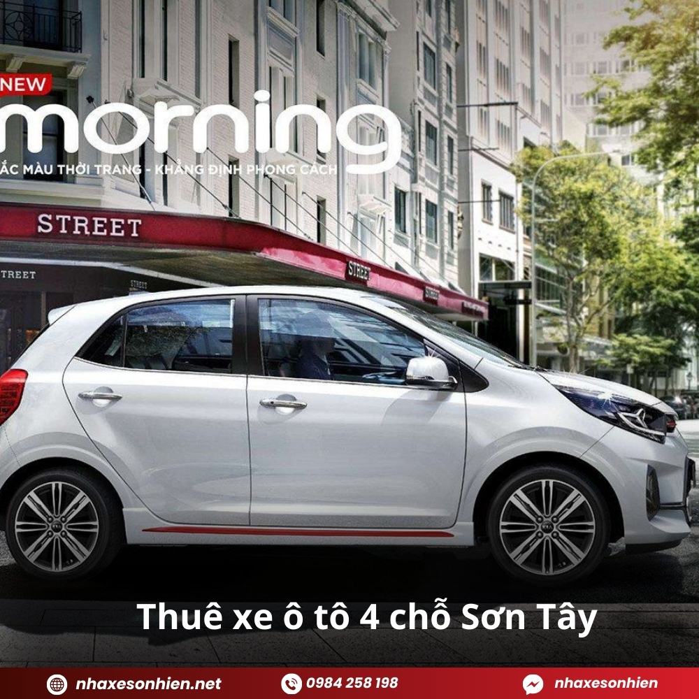 thuê xe 4 chỗ sơn tây